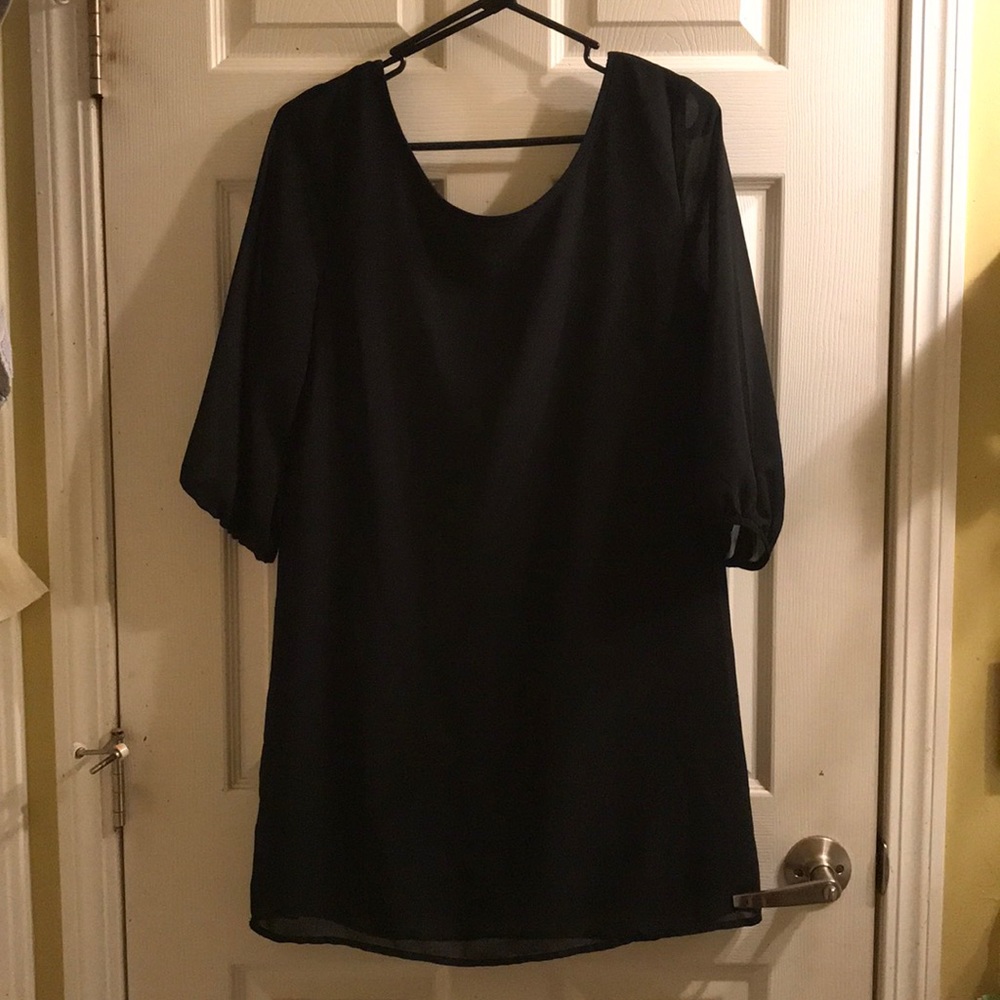 Black Shift Dress